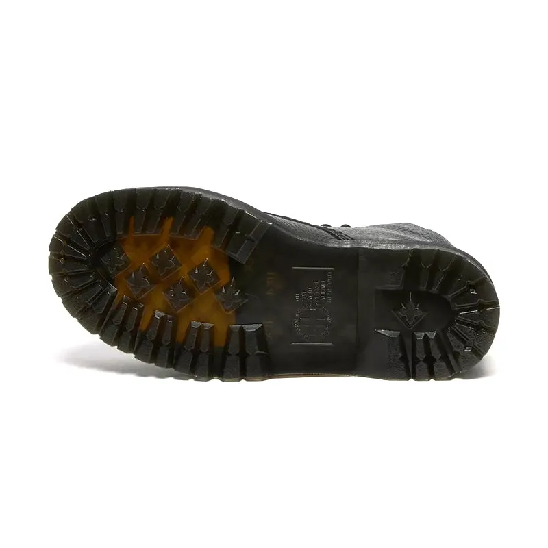 Women's Quad Retro Black Milled Nappa
