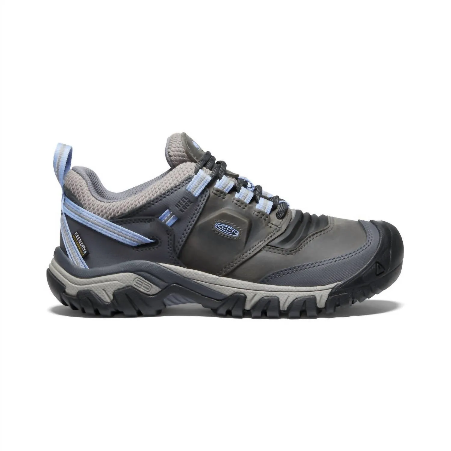 Women’S Ridge Flex Low Waterproof Shoes In Steel Grey/hydrangea
