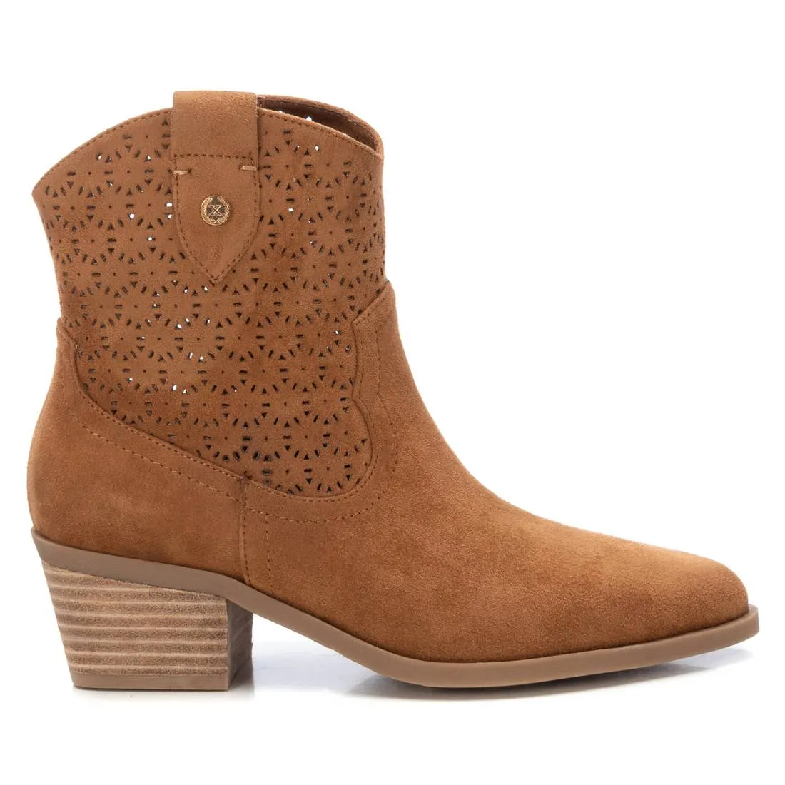 Women's Suede Ankle Booties By XTI