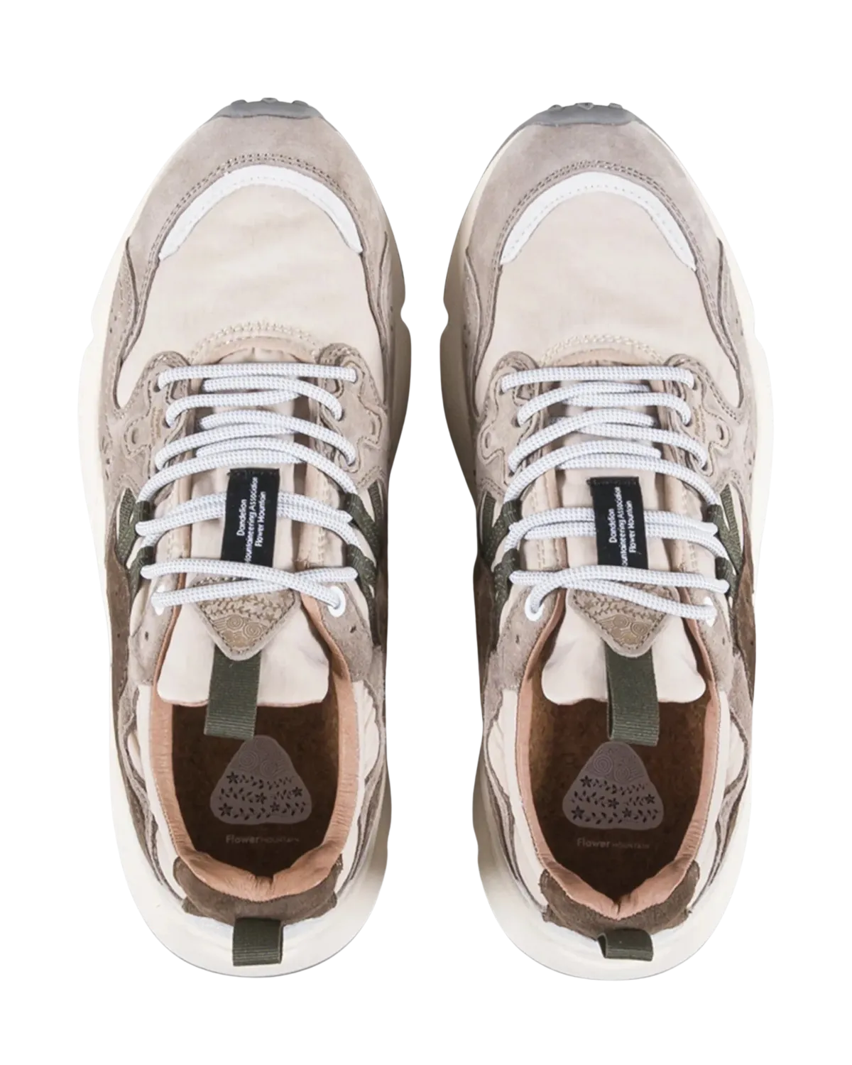 Yamano 3 Uni Shoes in Off White & Beige