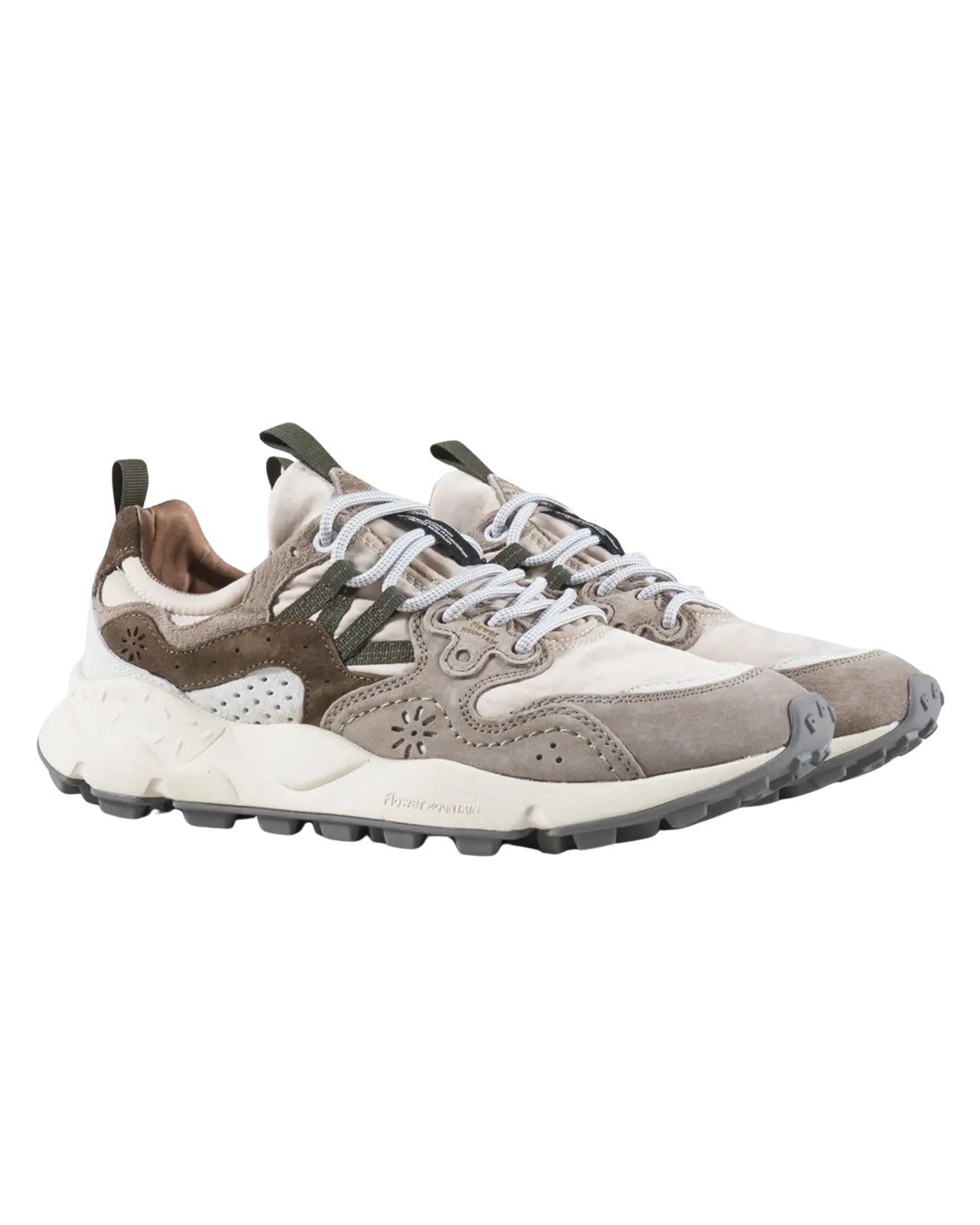 Yamano 3 Uni Shoes in Off White & Beige