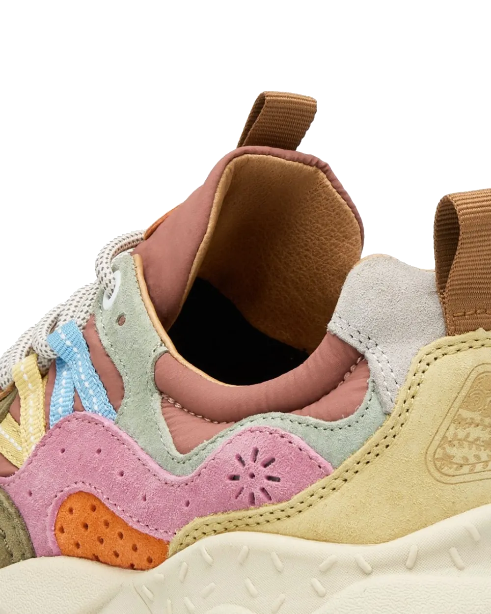 Yamano 3 Woman Shoes in Cream, Taupe & Militare