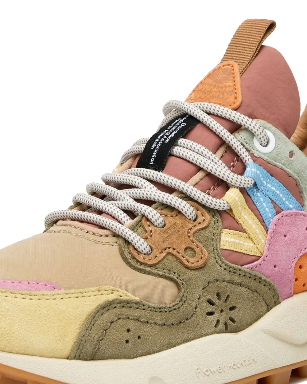 Yamano 3 Woman Shoes in Cream, Taupe & Militare